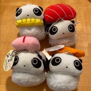 Tare Panda Plush Keychain Hello Kitty Sanrio San-x